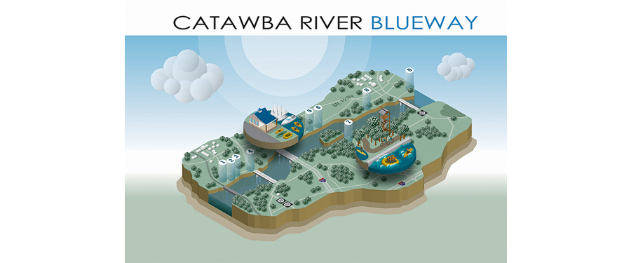 Catawba River Isometric Map